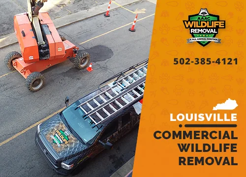Commercial Wildlife Removal truck in Louisville