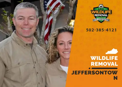 Jeffersontown Wildlife Removal professional removing pest animal