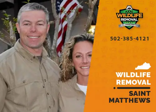 Saint Matthews Wildlife Removal professional removing pest animal